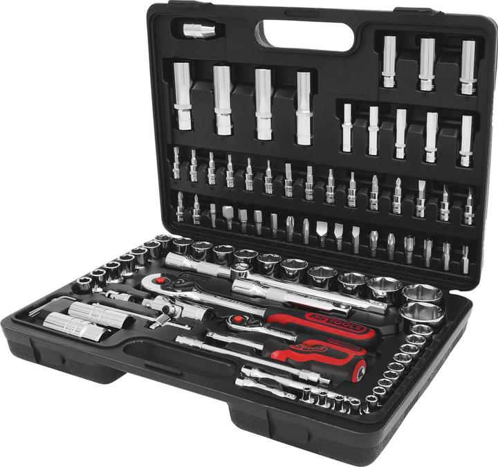 Actual product image KS Tools 1/4 +1/2 CHROMEplus Steckschlüssel-Satz, 96-tlg
