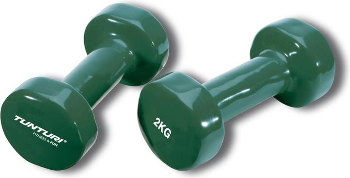 Immagine prodotto Tunturi Vinyl Kurzhanteln (2 x 2 kg)