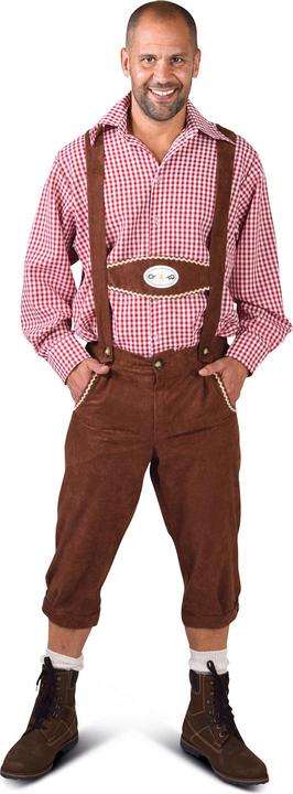 Actual product image Funny Fashion Oktoberfest Tyrolean fabric trousers with braces (M)