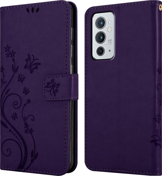 Produktbild Cadorabo Flower Book Hülle (OnePlus 9RT 5G)