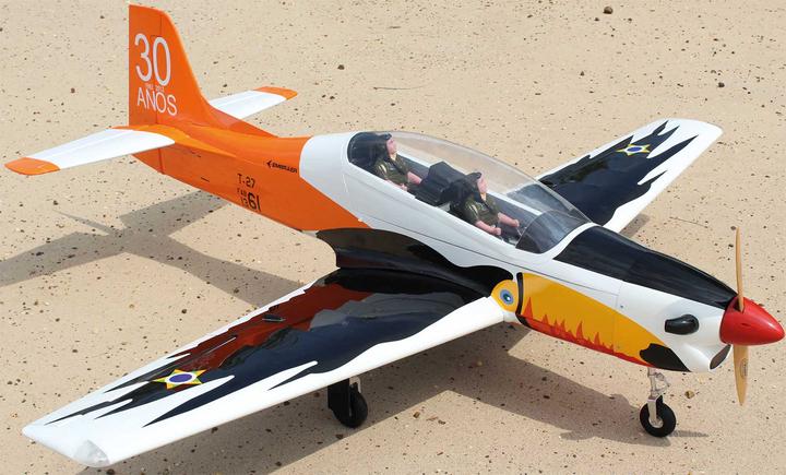 Productafbeelding Seagull Models SG-Models ) Embraer T-27 Tucano 85" 35-40cc ZONDER intrekbaar landingsgestel (Schaalmodel)