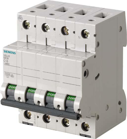 Immagine prodotto Siemens Interruttore UC D 0,5A 3+N 5SL4605-8