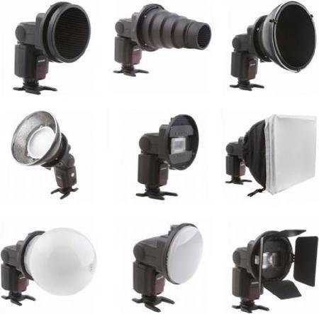 Actual product image Falcon Eyes Universal Speedlite Camera Flash Strobist Set SGA-K9 (Flash unit spare parts)