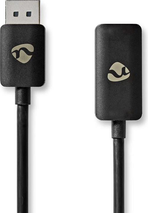 Nedis Displayport-Adapter | DisplayPort Stecker | HDMI™ Ausgang | 8K@30Hz | Vernickelt | Gerade | 0. (0.20 m, DisplayPort)