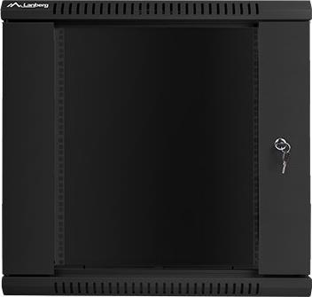 Actual product image Lanberg WF01-6612-10B Rack 12U Wall Mounted Shelf Black (12 RU, 19 inch rack)