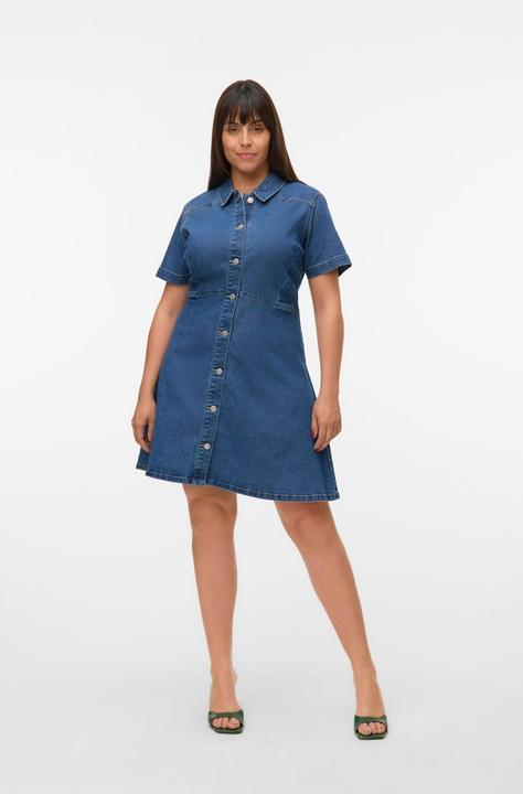 Image du produit Vero Moda VMCAMANDA Kurzes Kleid Jeanskleid (46)