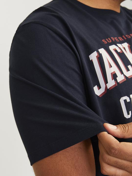 Image du produit Jack & Jones Jjelogo Tee Ss O-Neck 2 Col Aw24 S Pls (4XL)