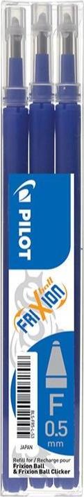 Produktbild Pilot FriXion Refill Set à 3 (Ersatzmine, Blau, 0.25 mm)