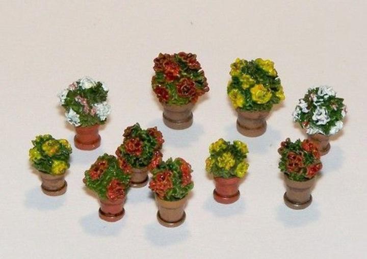 Actual product image Plus Model Flowers in flower pots