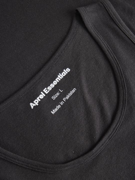 Image du produit Aprel Lot de 3 Unis Col rond T-shirt T-shirt (XL)