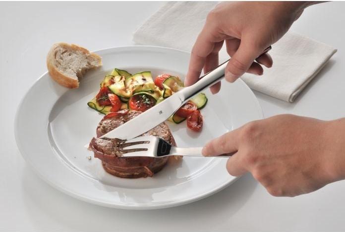 Produktbild WMF Steakbesteck Set Steakmesser 6 Personen Nuova 12tlg Spezialklingenstahl Edelstahl (12 Stück, Besteck Set)