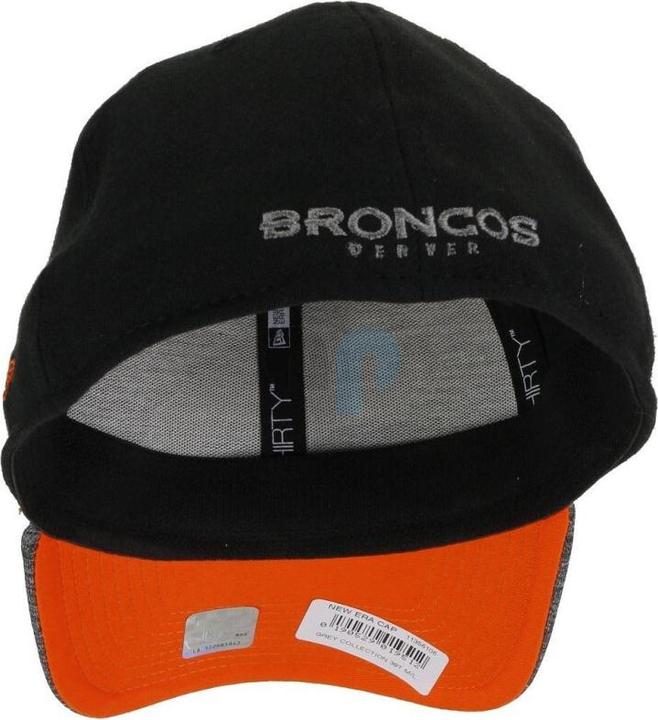 Produktbild New Era NFL - Denver Broncos - Grey Collection 39Thirty Cap schwarz SM (54, 55, 56, 57)