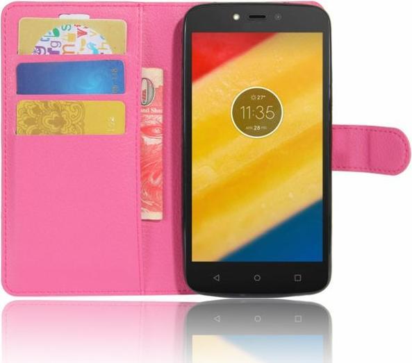 Produktbild MU Classic Lederhülle mit Litchitextur (Motorola Moto C Plus)