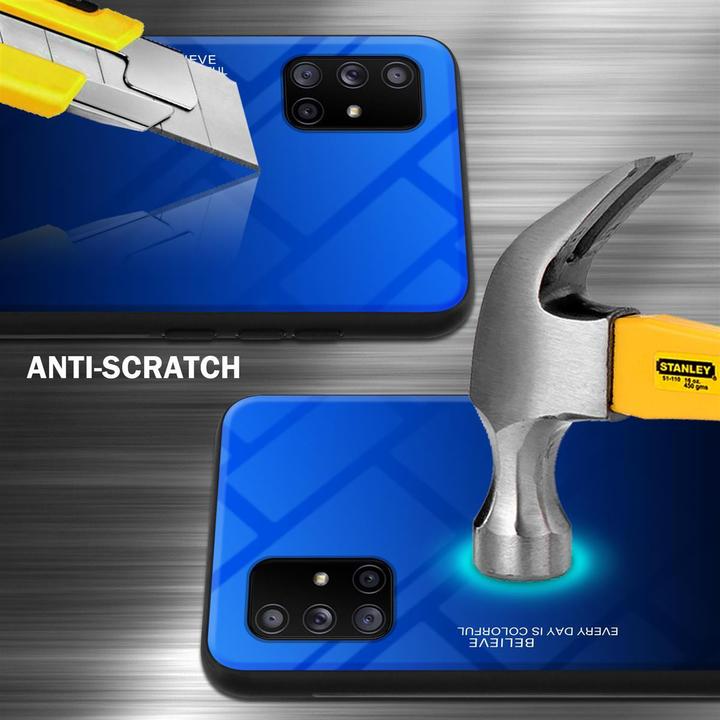 Image du produit Cadorabo Couverture en verre TPU 2 couleurs (Samsung Galaxy A71 5G)