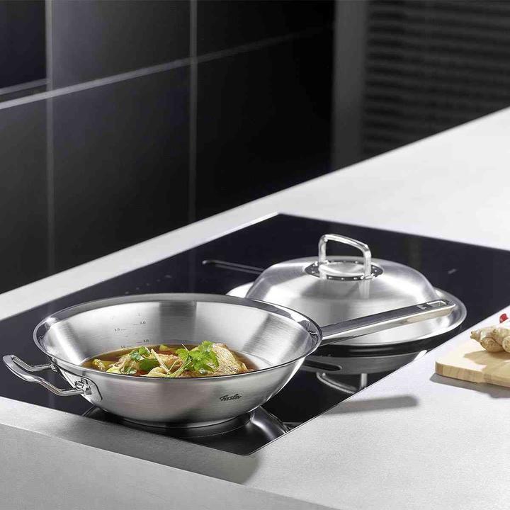 Productafbeelding Fissler Wok orig. profi col. 30cm mMD (30 cm, Wokpan, Roestvrij staal)