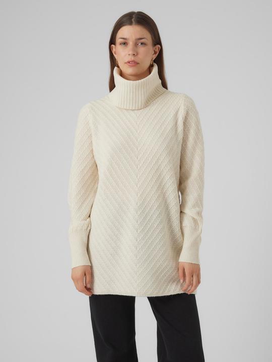 Actual product image Vero Moda VMANJASTINNA LONG COWL PULLOVER GA EXC Knitted jumper (M)