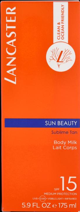 Image du produit Lancaster Lait Corps de Beauté Solaire SPF15 (Lait solaire, SPF 15, 175 ml, 150 g)