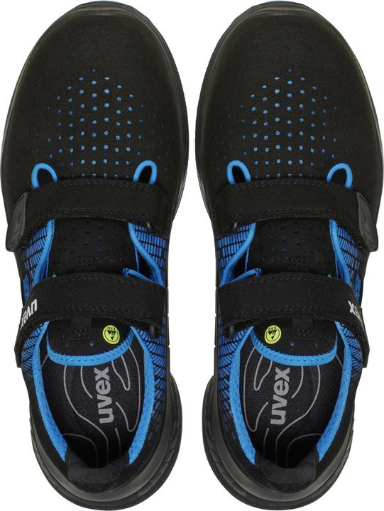 Produktbild Uvex Safety 1 G2 Sandalen S1 blau, schwarz Weite 11 Grösse 38 (S1, 38)