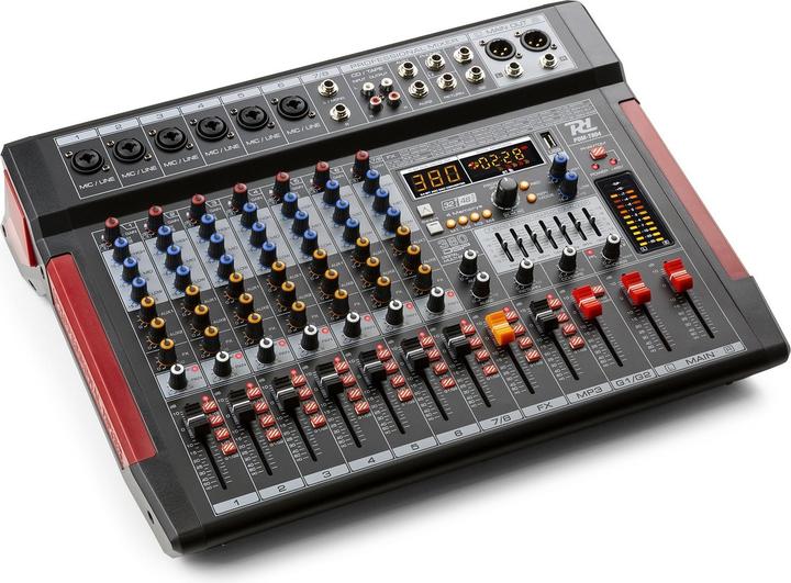 Immagine prodotto Power Dynamics PDM-T804 - Interfaccia audio a 8 canali con Bluetooth, DSP, mp3 e USB (Mixer da studio e live)