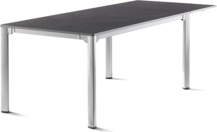 Sieger Extension table aluminium/Vivodur 120x80 - 285x95 cm (95 cm)