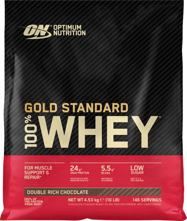 Actual product image Optimum Nutrition 100% Whey Gold Standard (Chocolate, 1 pcs., 4545 g)