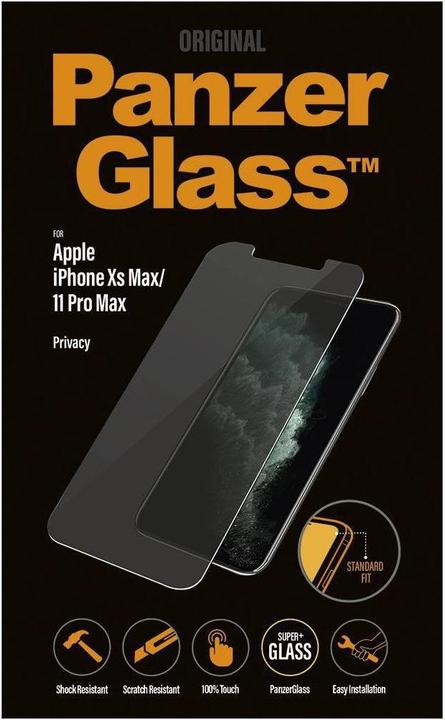 Actual product image PanzerGlass Privacy (1 Piece, Apple iPhone 11 Pro Max, Apple iPhone XS Max)