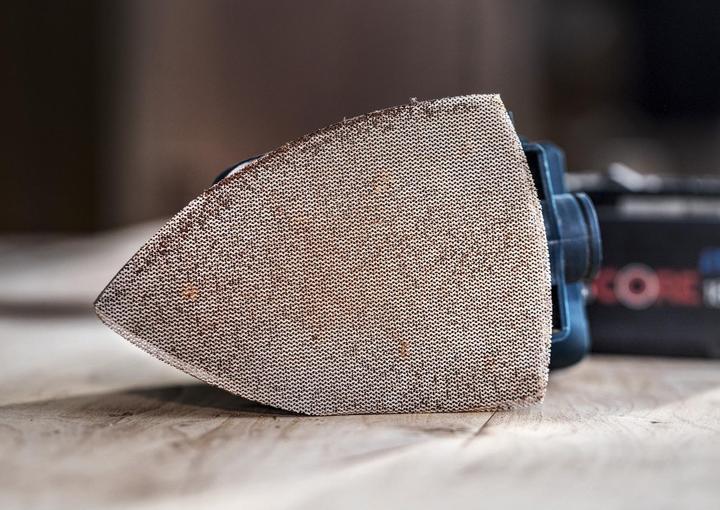 Immagine prodotto Bosch Professional Zubehör EXPERT M480 Rete di levigatura per levigatrice a delta, 93 mm, G 80, 5 pezzi. (80)
