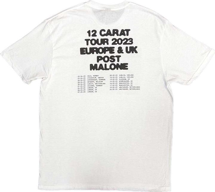 Produktbild Post Malone Resurface 2023 Tour Dates TShirt (XL)
