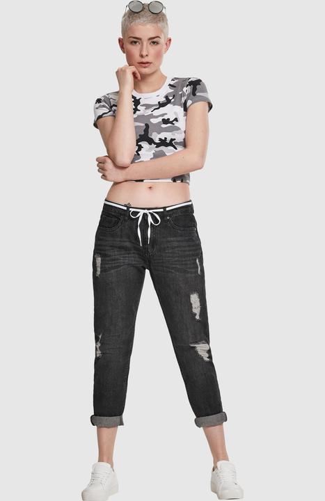 Image du produit Urban Classics Ladies Stretch Jersey Cropped Tee (L)