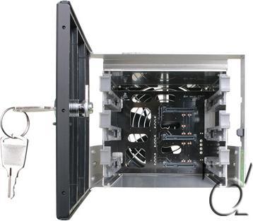Actual product image Lian-Li EX-H33SB 3x SAS/SATA Hot Swap Mount Rack - black