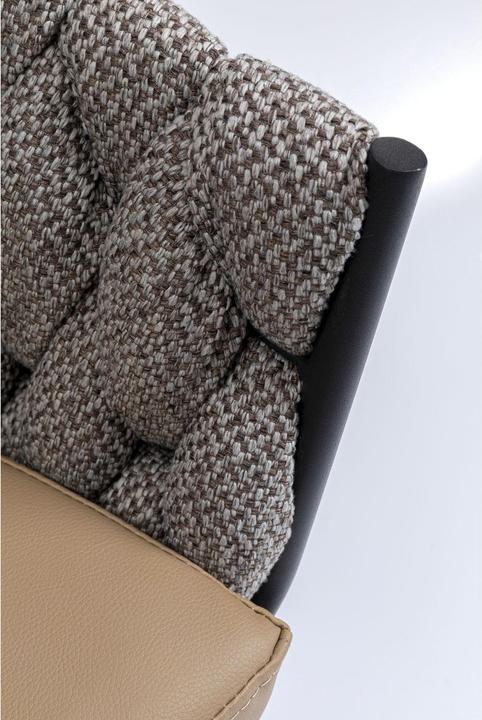 Actual product image Kare Design Armlehnstuhl Knot Tweed