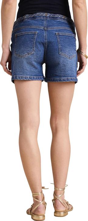 Actual product image Envie de Fraise Umstands-Jeansshorts mit Flechtakzent, Einsatz abnehmbar (32)