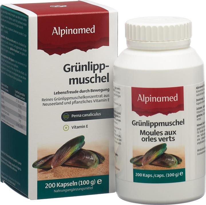 Produktbild Alpinamed Grünlippmuschel (120 Stück, Kapseln, 100 g)