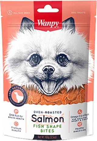 Image du produit Wanpy Bites en forme de poisson grillé au four (117 g)