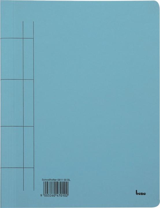 Produktbild Bene Schnellhefter DIN A4 250g/m² Karton blau (A4, 1 x)