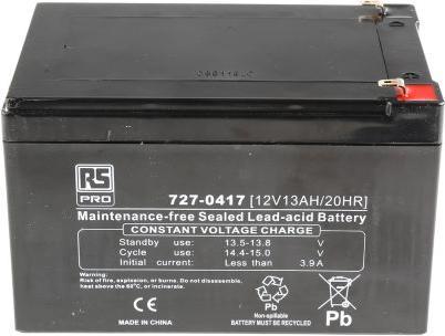 Productafbeelding Rs Pro Loodaccu AGM 12V 13Ah (12 V, 13000 mAh)