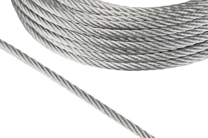 Actual product image Mamutec Galvanised wire rope (25 m)