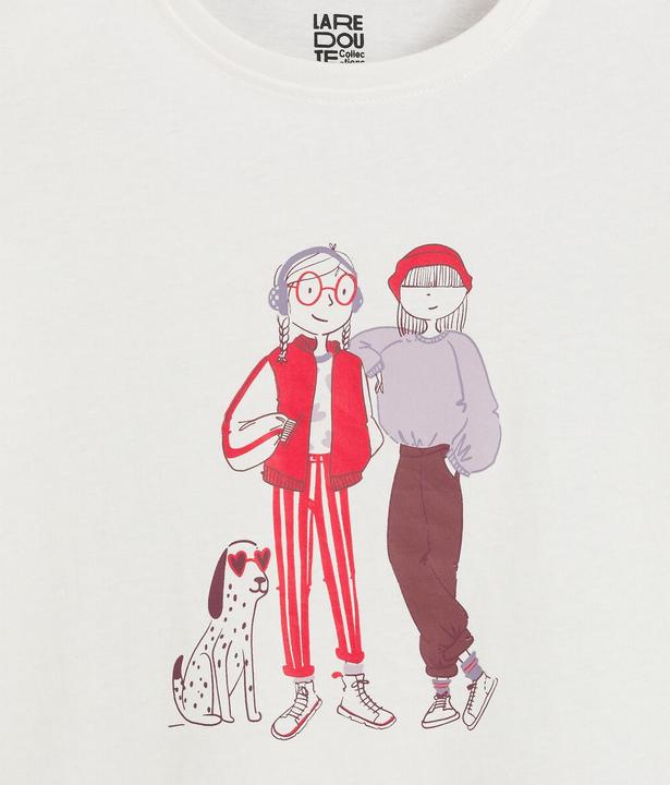 Actual product image La Redoute Collections Langarm-Shirt Freundinnen (164)