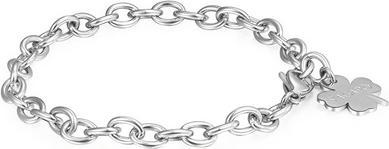 Sagapo S'Agapo Steel Charm Bracelet Happy Shac56