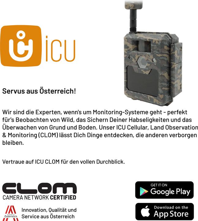Produktbild ICUserver ICU CLOM Cam6 Wildkamera Camouflage