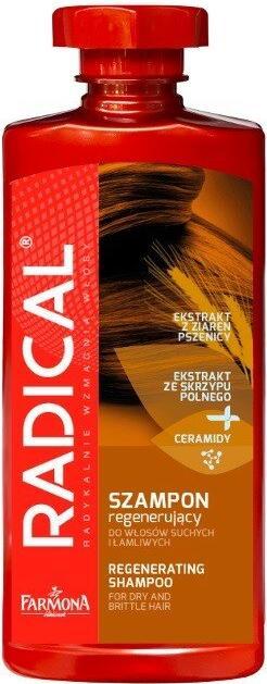 Farmona Radical Regenerating Shampoo für trockenes und sprödes Haar (400 ml, Flüssiges Shampoo)