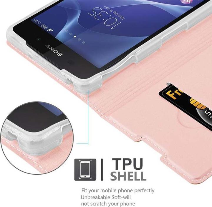 Actual product image Cadorabo Book Classy Style Cover (Sony Xperia Z2)