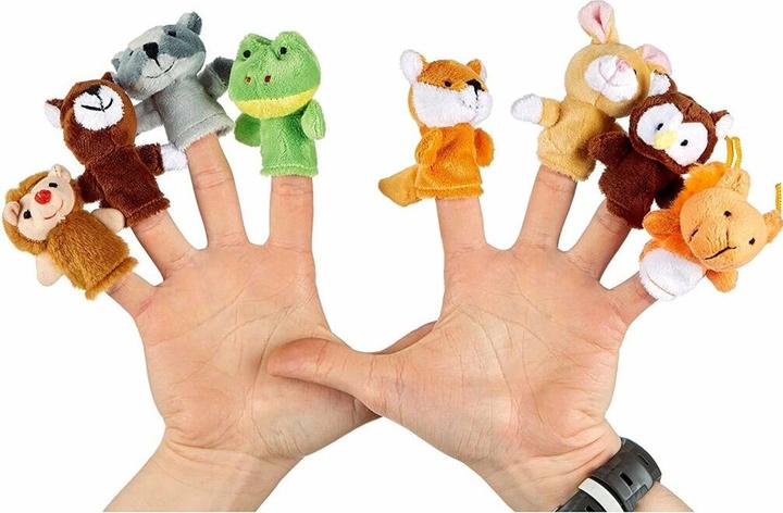 Produktbild Goki Waldtiere Fingerpuppe 8-er Set