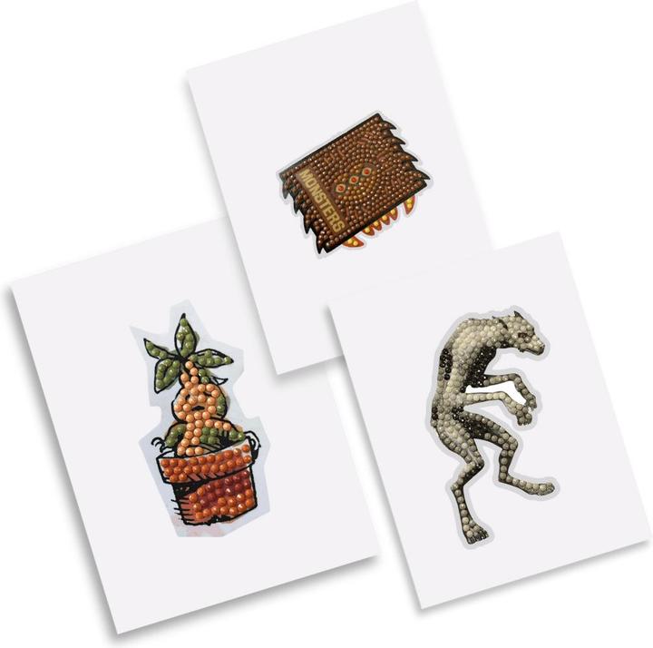 Actual product image Craft Buddy Harry Potter Crystal Art Sticker Pack