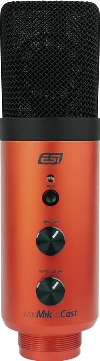 Image du produit ESI Audiotechnik Microphone à condensateur cosMik uCast avec logiciel inclus