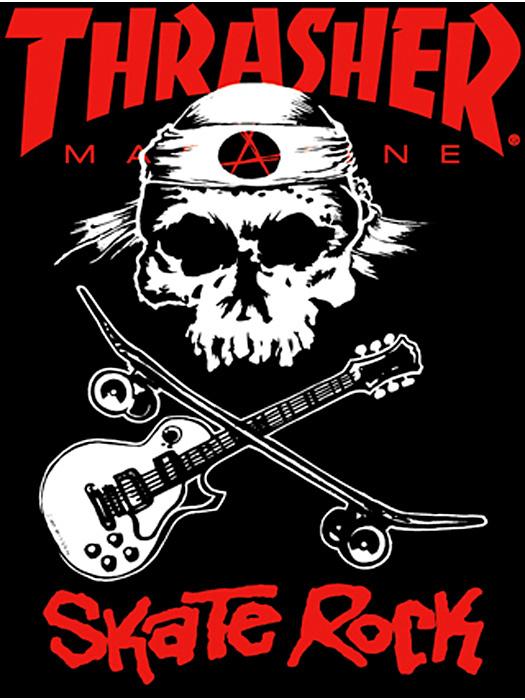 Actual product image Thrasher Skate Rock Skull T-Shirt (L)