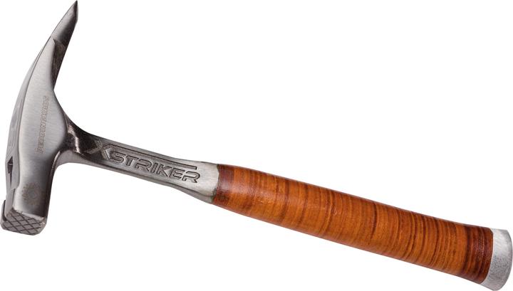 Produktbild Peddinghaus Latthammer 'XStriker' Ganzstahl mit Ledergriff und raue Bahn (970 g)