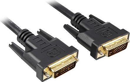 Image du produit Sharkoon Câble DVI vers DVI (Dual Link, 24+1) 2m noir (2 m, DVI)