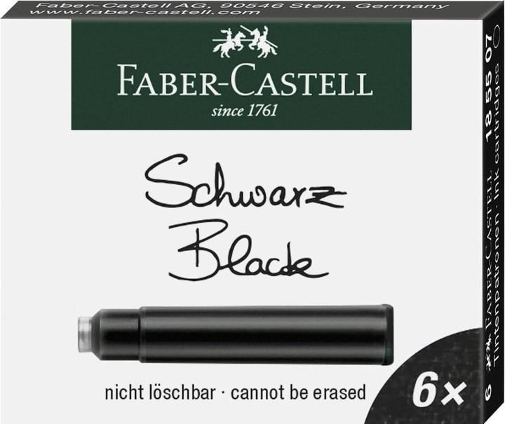 Faber-Castell Standardtintenpatronen (Füllertinte, Schwarz)