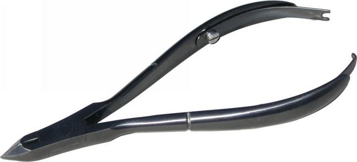Kiehl Hautzange Titancarbonid Profihautzange Titan schwarz 10cm, Schneide: 4mm